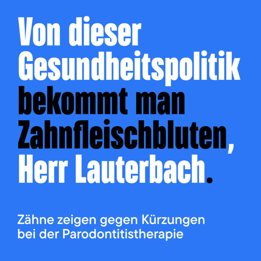 Kampagne Zähne zeigen!