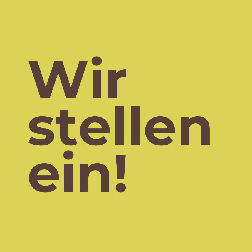 Wir stellen ein